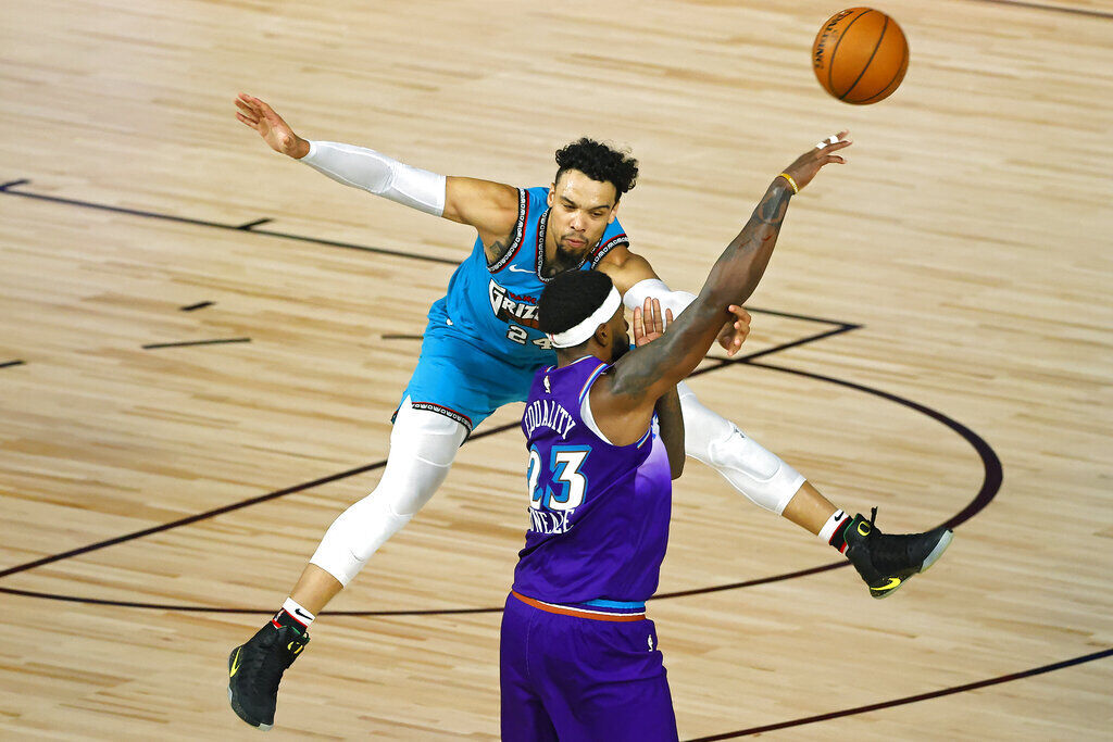 APTOPIX Grizzlies Jazz Basketball